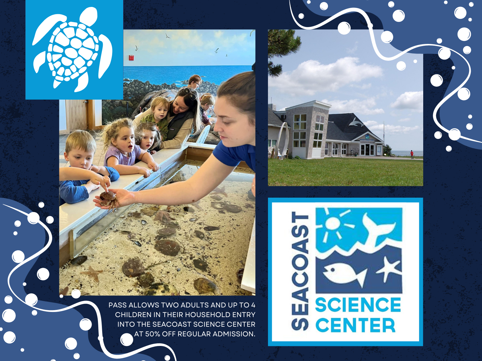 Seacoast Science Center Passes from the Bedford Public Library