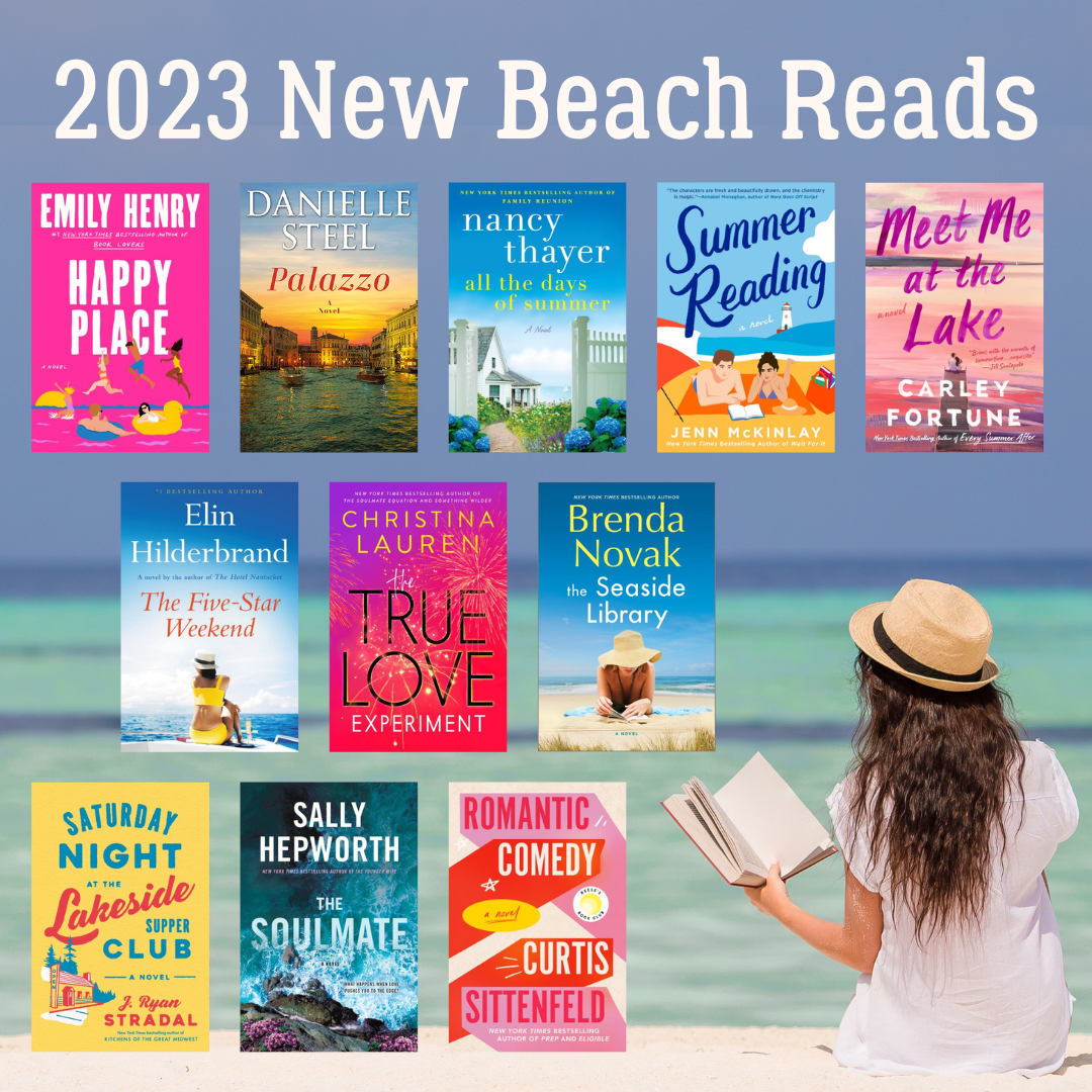 2023 New Beach reads at the Bedford Public Library