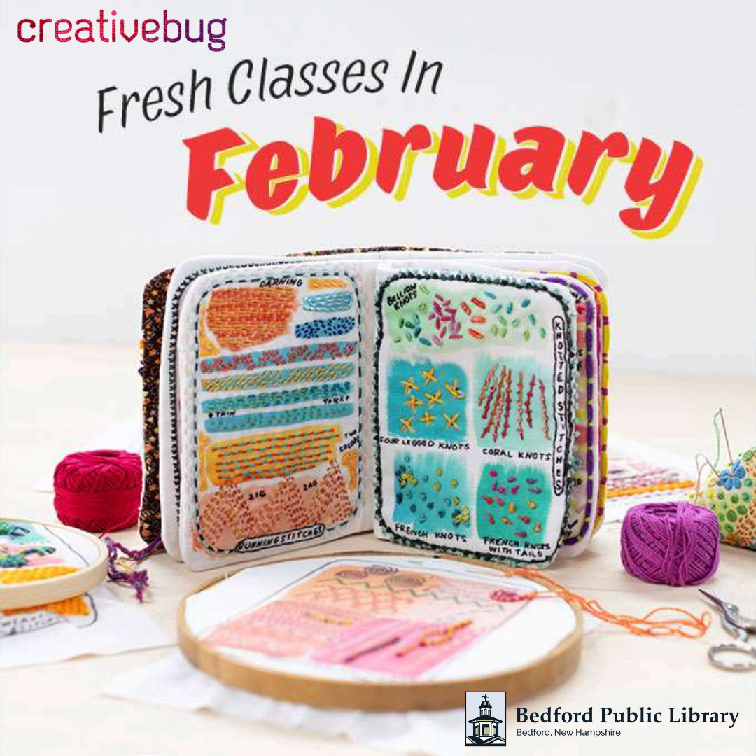 New CreativeBug Classes in February