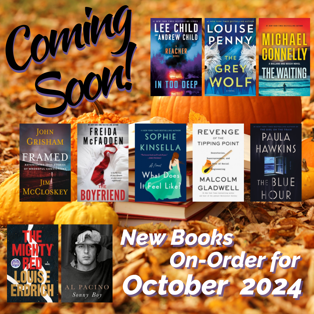 New Books coming in October 2024