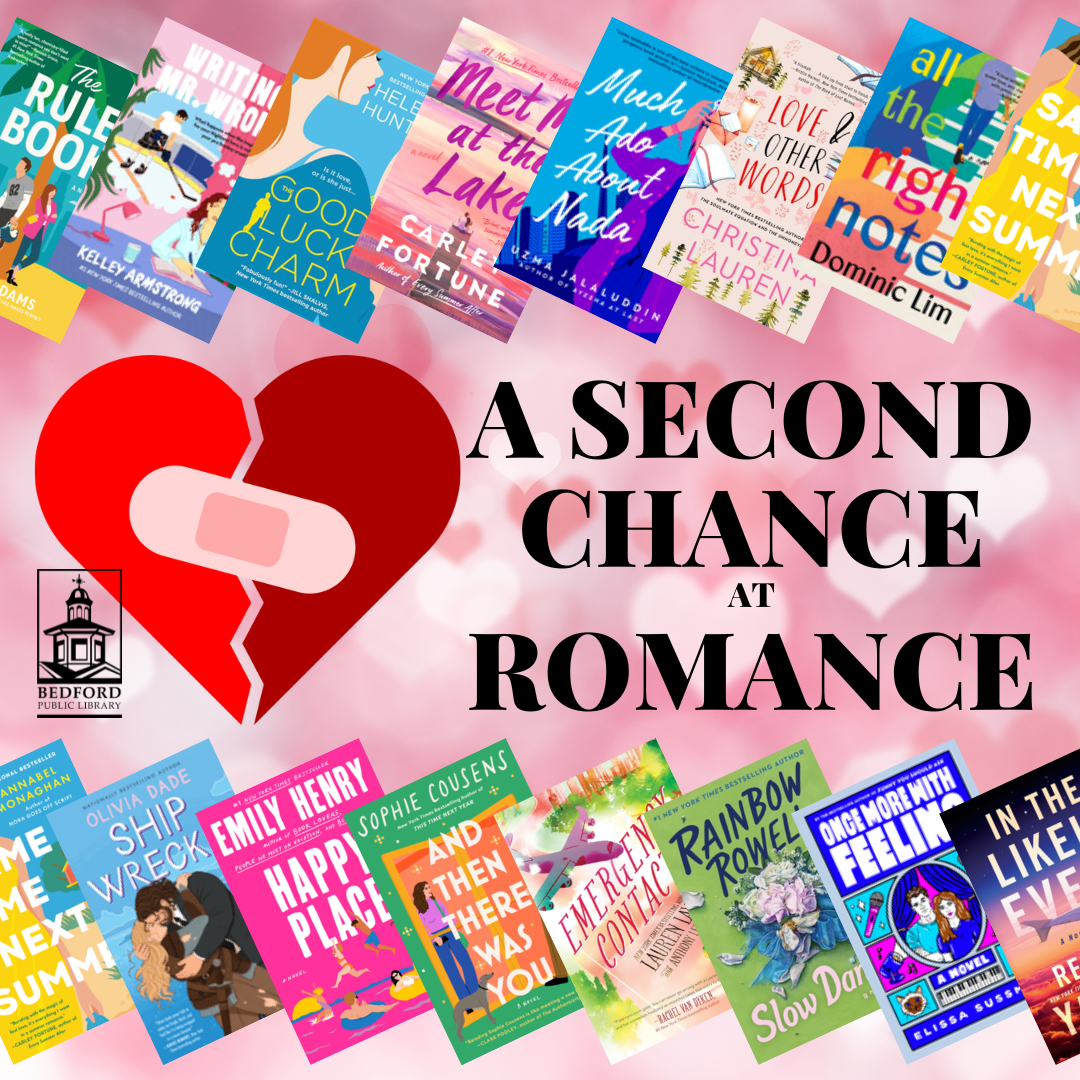 Second Chance Romance Novels at the Bedford Public Library