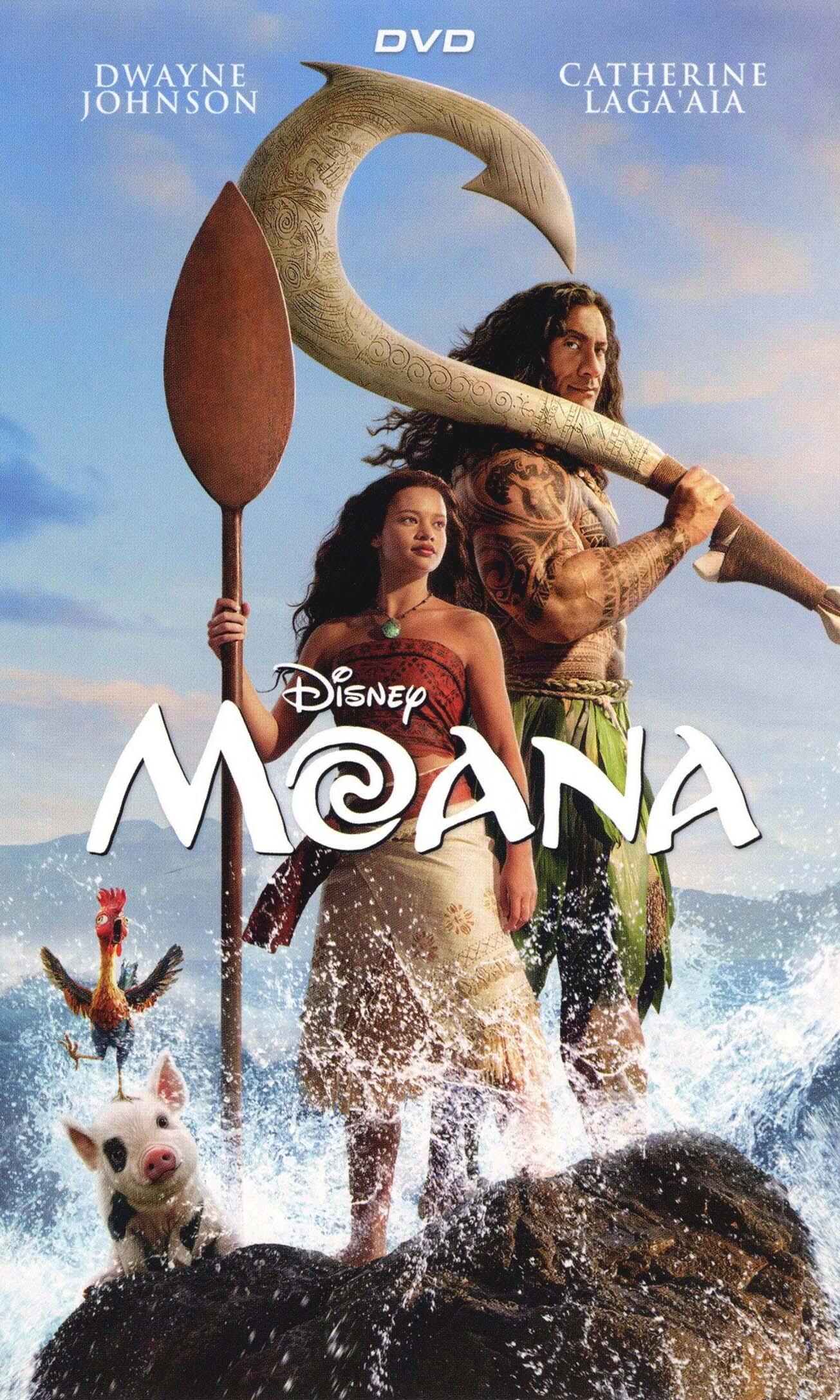 Moana on DVD and Blu-Ray