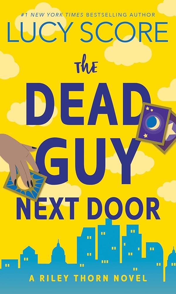 The Dead Guy Next Door by Lucy Score in large print