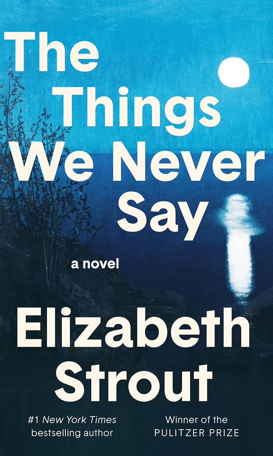 The Things We Never Say by Elizabeth Strout in large print