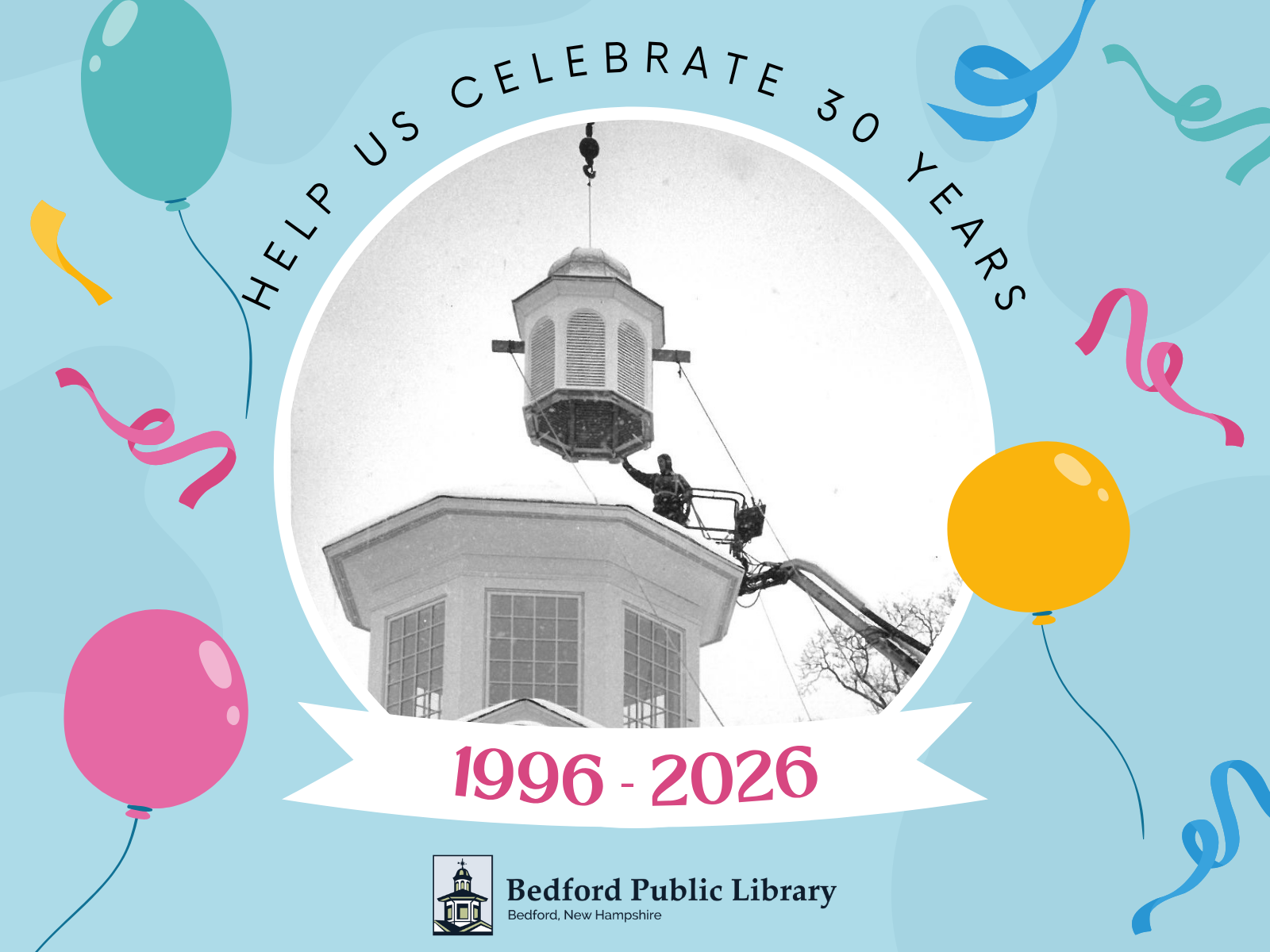 Celebrating 30 years of the Bedford Public Library Building