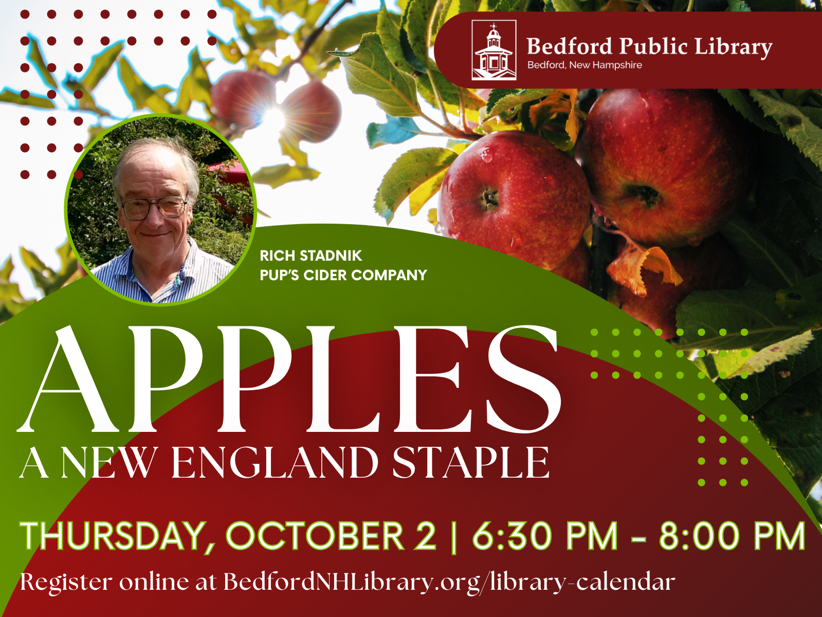 Apples A New England Staple at the Bedford Public Library