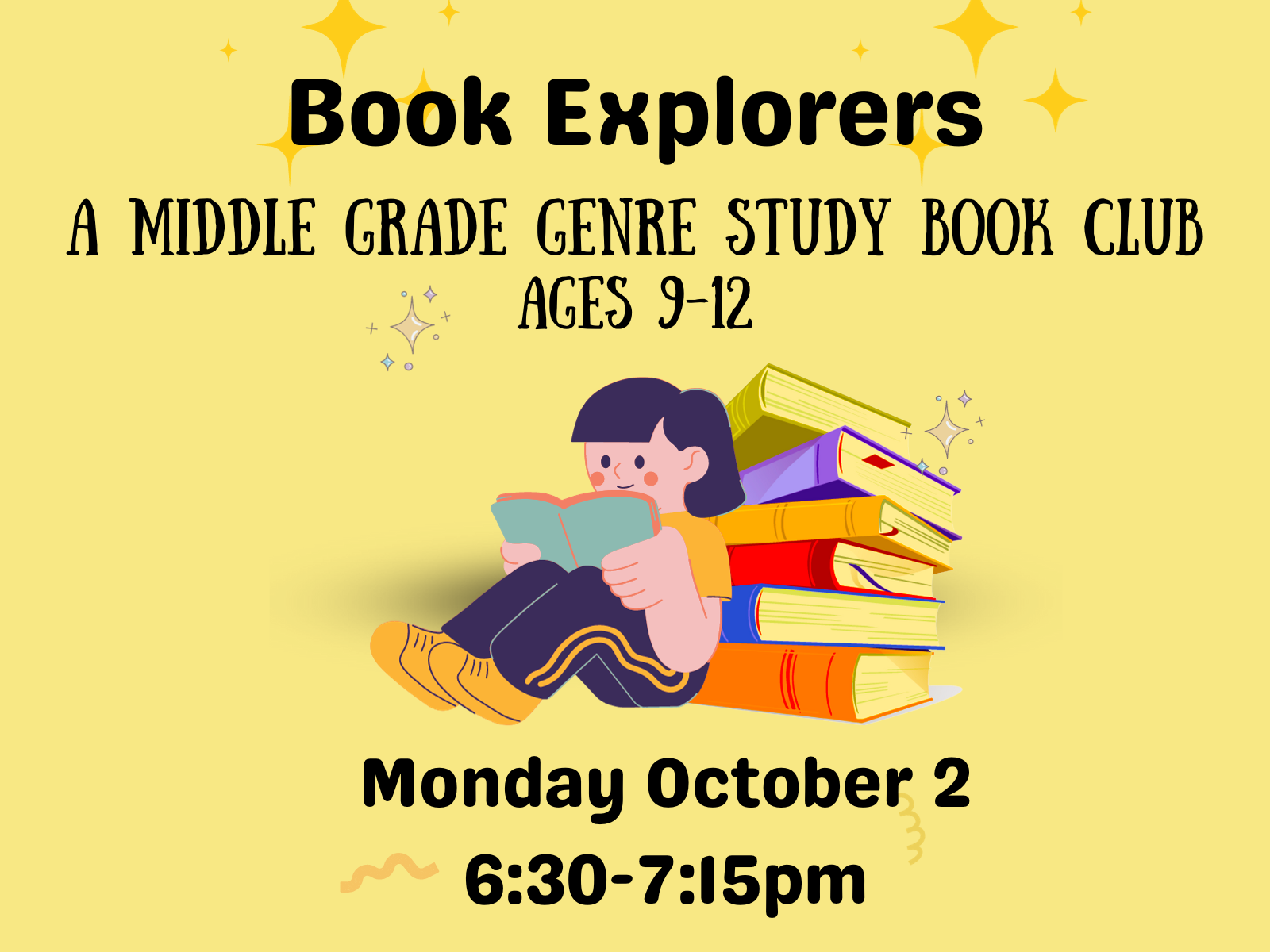 Book Explorers Middle Grade Book Club