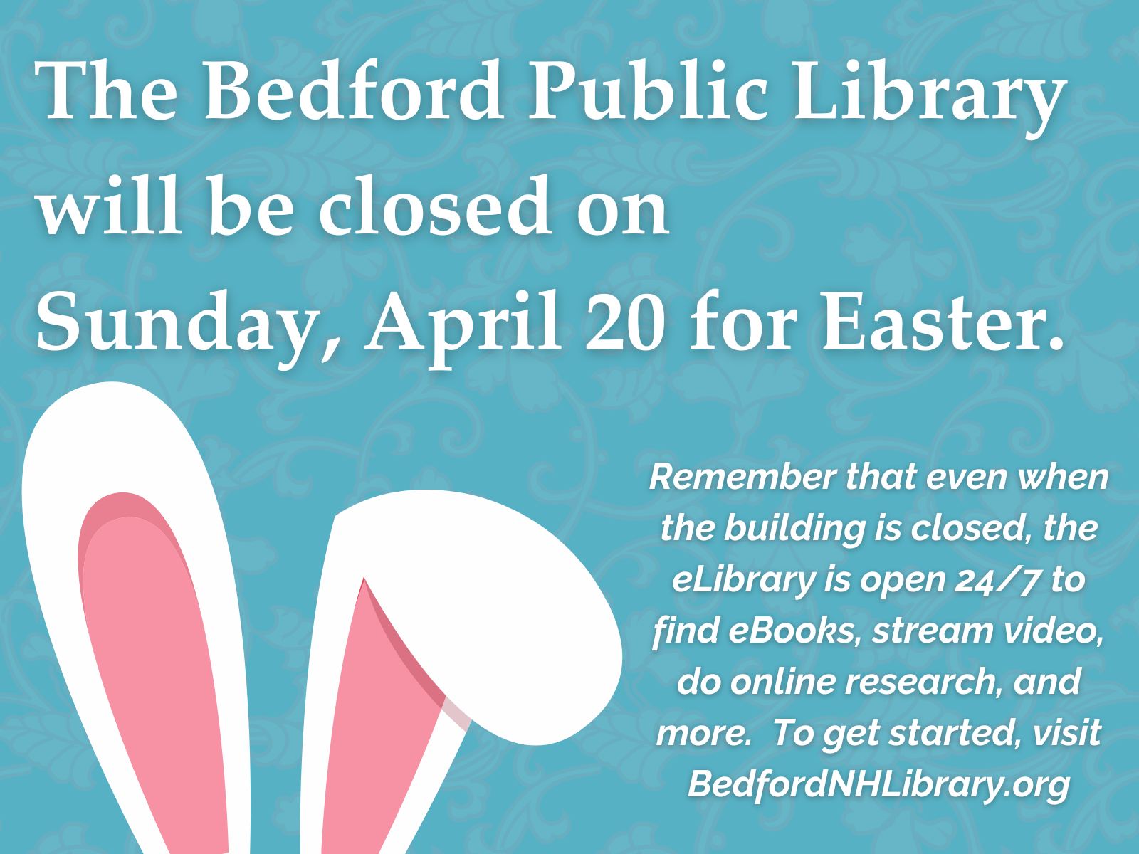 Easter Sunday Closed