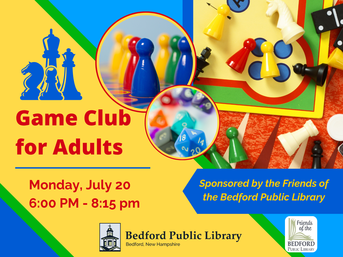 Game Club at the Bedford Public Library