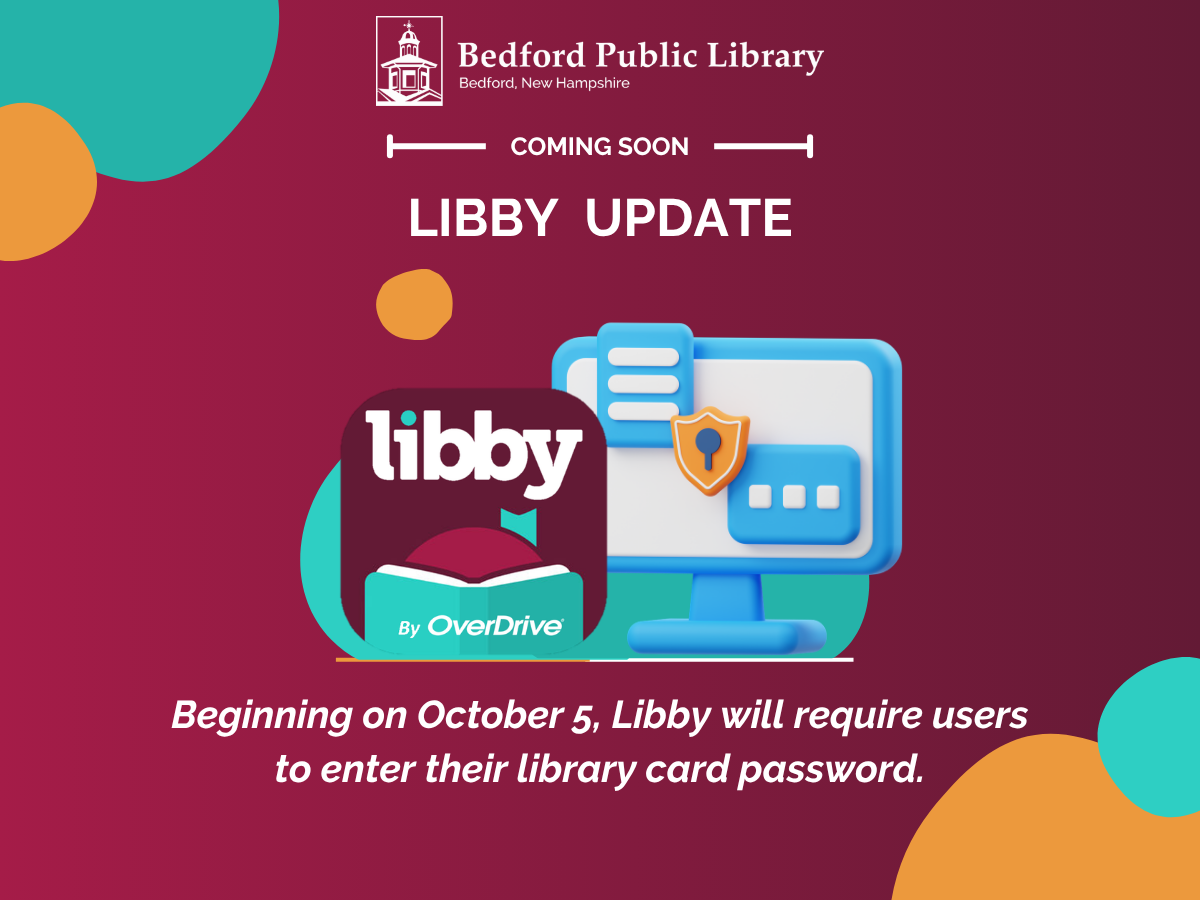 Libby Update Password Required