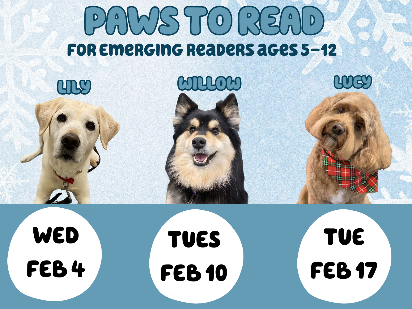 Paws to Read February