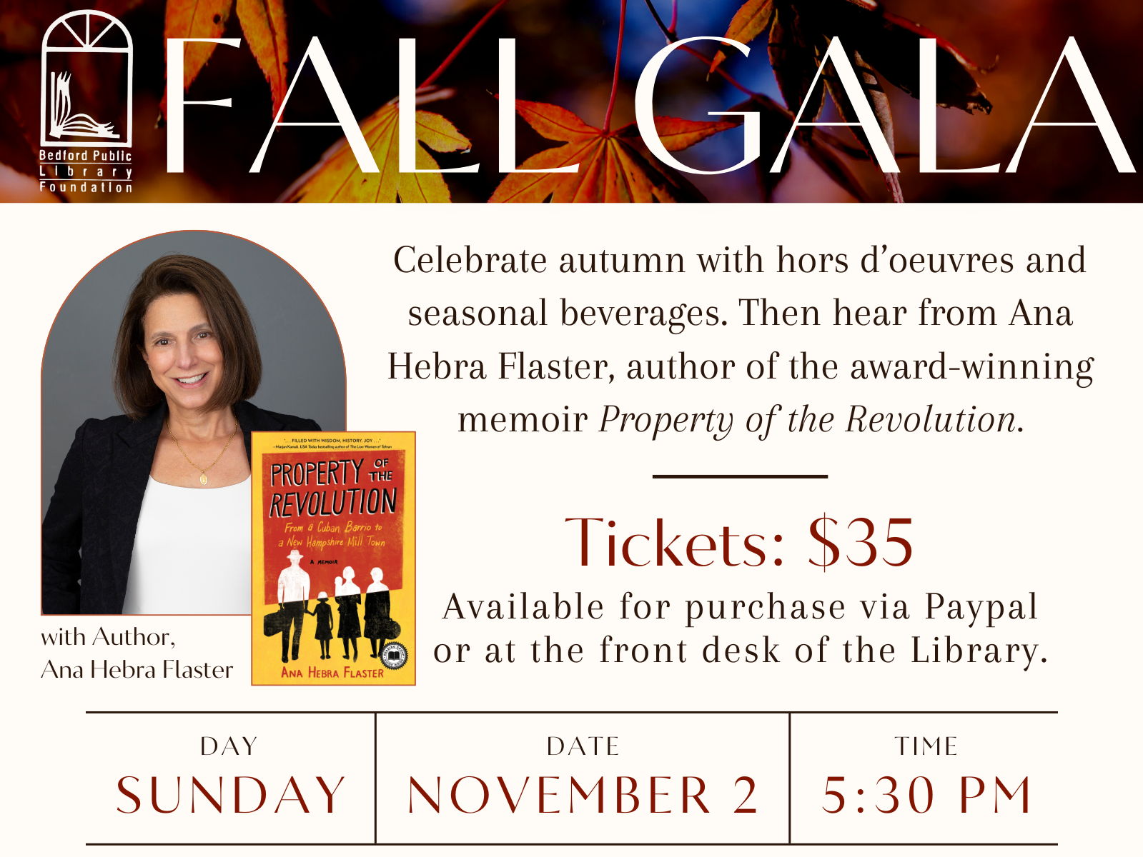 Bedford Library Foundation Fall Gala