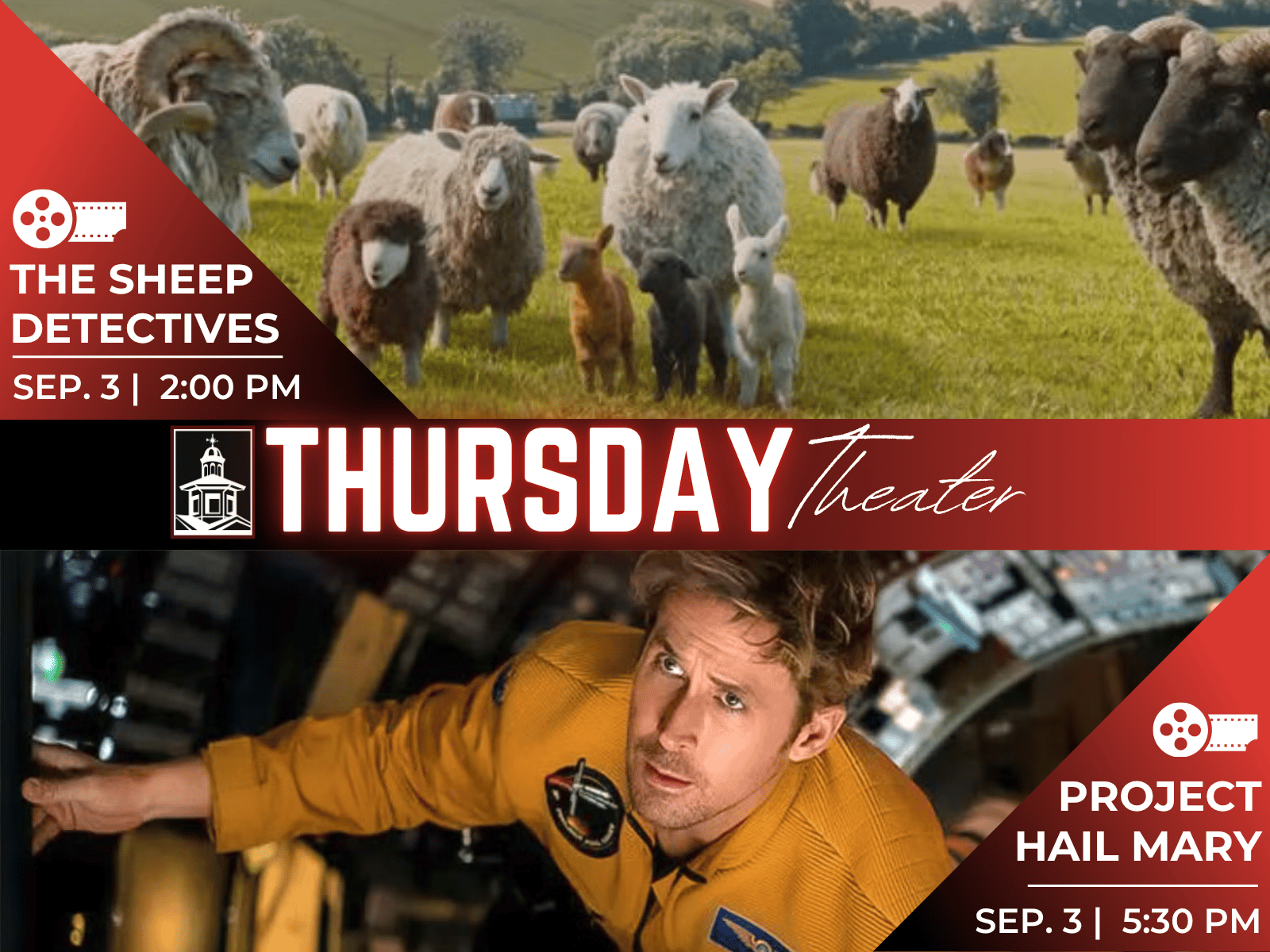Thursday Theater Sheep Detectives Project Hail Mary