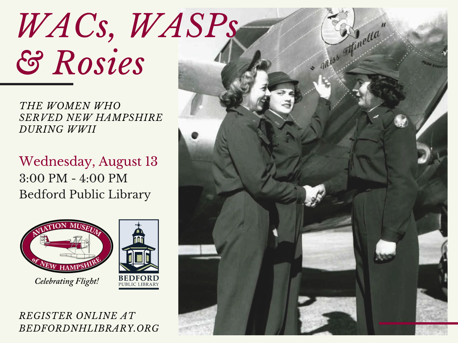 WACs WASPs & Rosies The women who served New hampshier during World War II